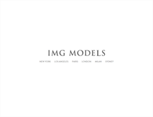 Tablet Screenshot of imgmodels.com